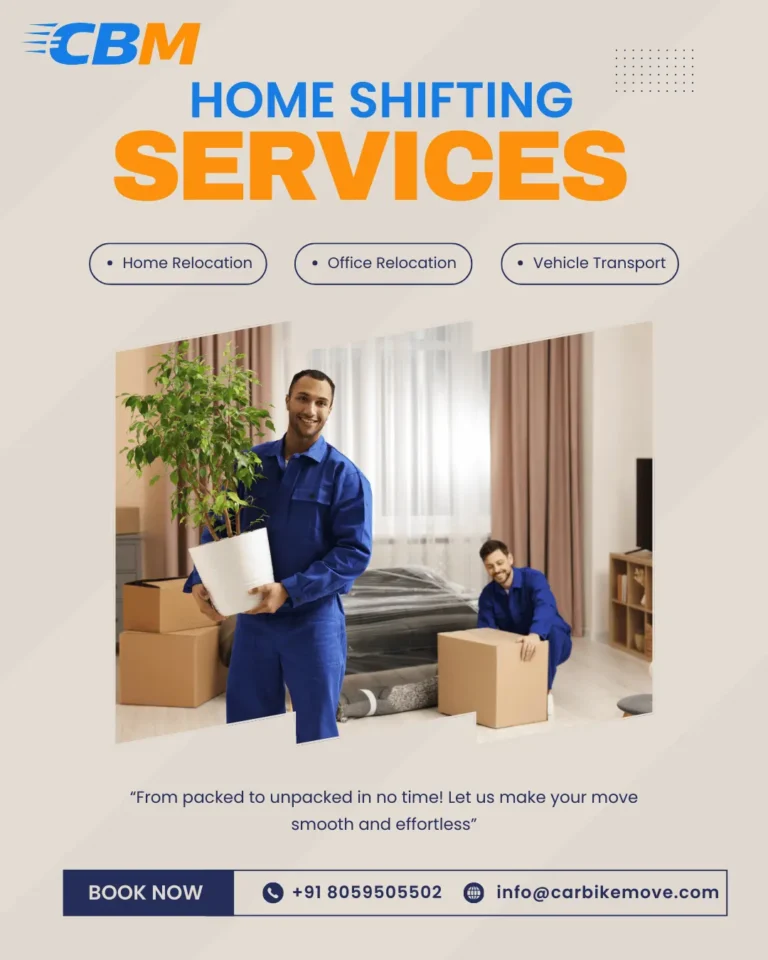 Home Shifting Services in Bangalore - CarBikeMove